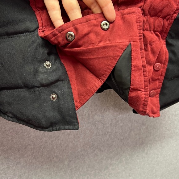 Outback Trading Company Ladies Snow Mountain Down Vest Red Black XS - Picture 4 of 16